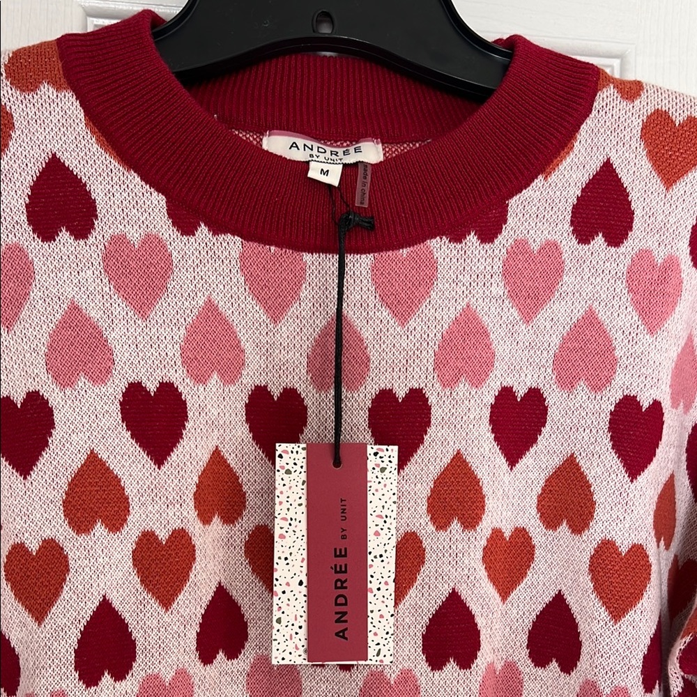 Heart Pattern Sweater - Picture 3 of 7